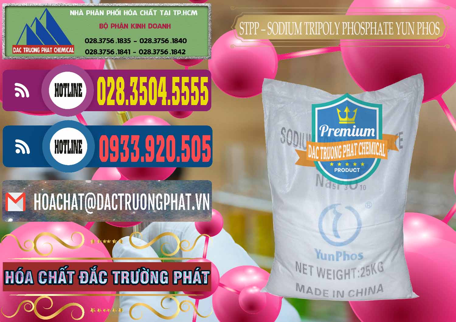 Công ty chuyên cung ứng - bán Sodium Tripoly Phosphate - STPP Yun Phos Trung Quốc China - 0153 - Công ty phân phối ( nhập khẩu ) hóa chất tại TP.HCM - muabanhoachat.com.vn