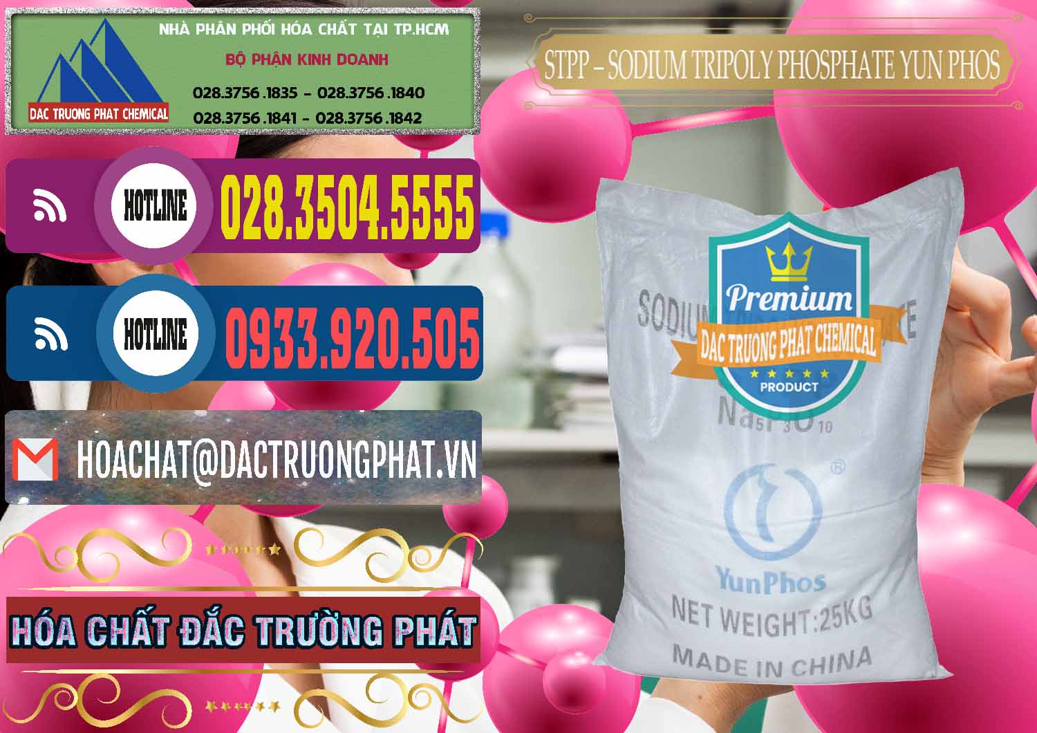 Chuyên bán và cung cấp Sodium Tripoly Phosphate - STPP Yun Phos Trung Quốc China - 0153 - Công ty cung ứng & phân phối hóa chất tại TP.HCM - muabanhoachat.com.vn