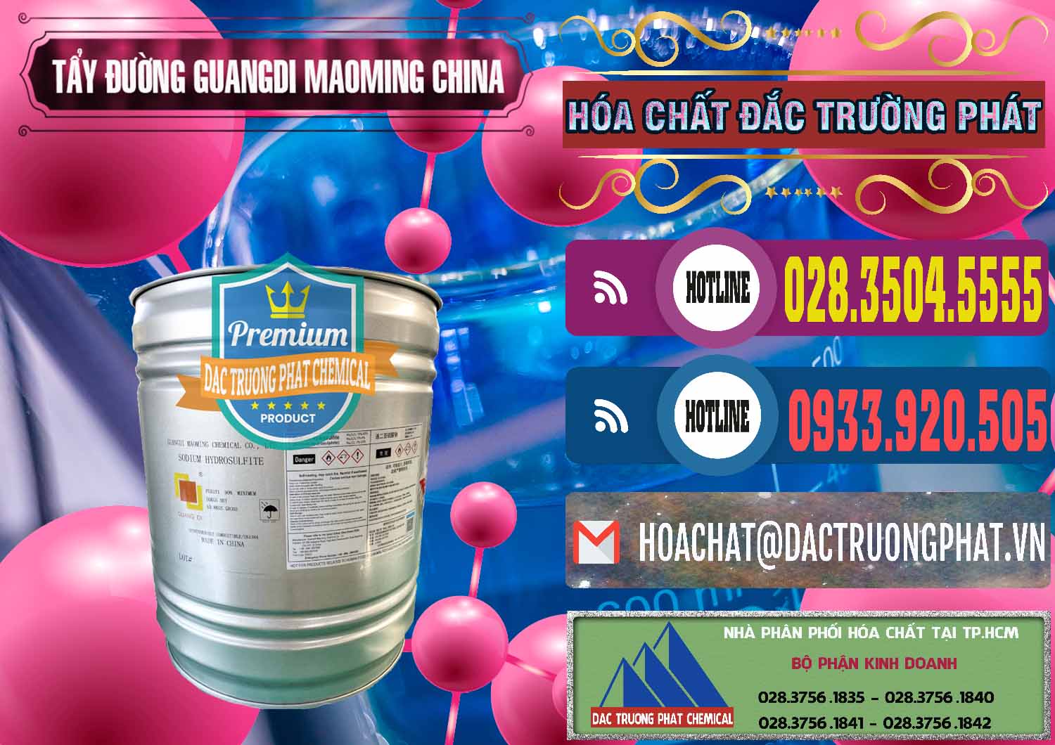 Cty chuyên cung cấp - bán Tẩy Đường - NA2S2O4 Guangdi Maoming Thùng Xám Trung Quốc China - 0402 - Đơn vị chuyên nhập khẩu - phân phối hóa chất tại TP.HCM - muabanhoachat.com.vn