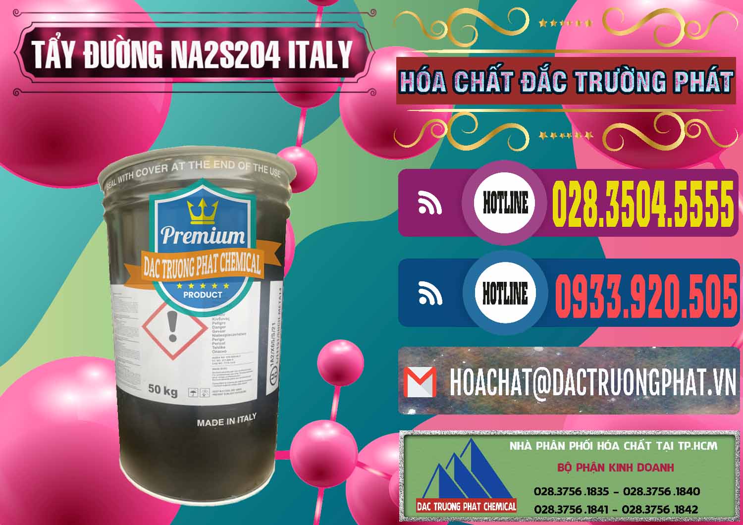 Đơn vị chuyên bán ( cung cấp ) Tẩy Đường - NA2S2O4 Ý Italy - 0422 - Đơn vị cung cấp & bán hóa chất tại TP.HCM - muabanhoachat.com.vn