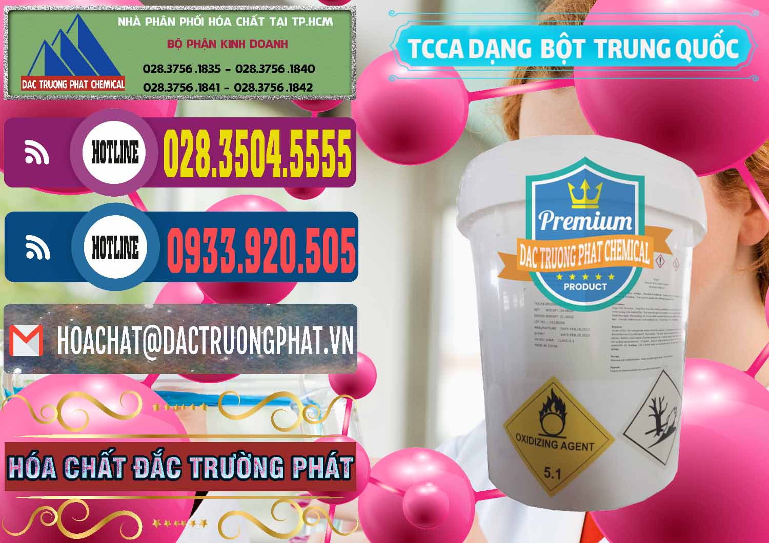 Công ty chuyên bán & cung ứng TCCA - Acid Trichloroisocyanuric Dạng Bột Thùng 20kg Trung Quốc China - 0386 - Cung cấp hóa chất tại TP.HCM - muabanhoachat.com.vn
