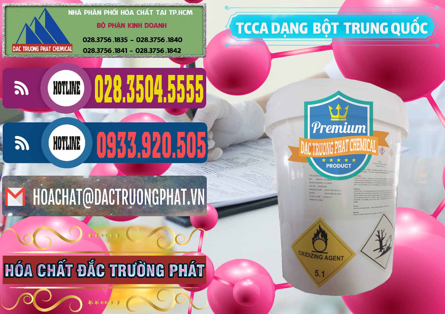 Công ty chuyên nhập khẩu & bán TCCA - Acid Trichloroisocyanuric Dạng Bột Thùng 20kg Trung Quốc China - 0386 - Cty bán & cung cấp hóa chất tại TP.HCM - muabanhoachat.com.vn