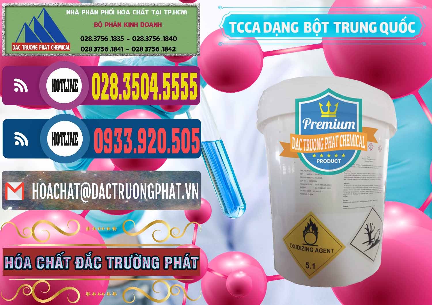 Công ty phân phối ( bán ) TCCA - Acid Trichloroisocyanuric Dạng Bột Thùng 20kg Trung Quốc China - 0386 - Đơn vị chuyên cung cấp ( bán ) hóa chất tại TP.HCM - muabanhoachat.com.vn