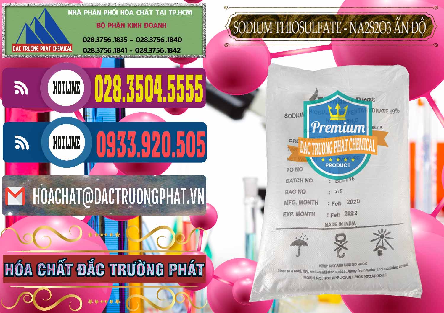 Công ty kinh doanh & bán Sodium Thiosulfate - NA2S2O3 Ấn Độ India Bhanu Dyes - 0202 - Nơi bán & phân phối hóa chất tại TP.HCM - muabanhoachat.com.vn