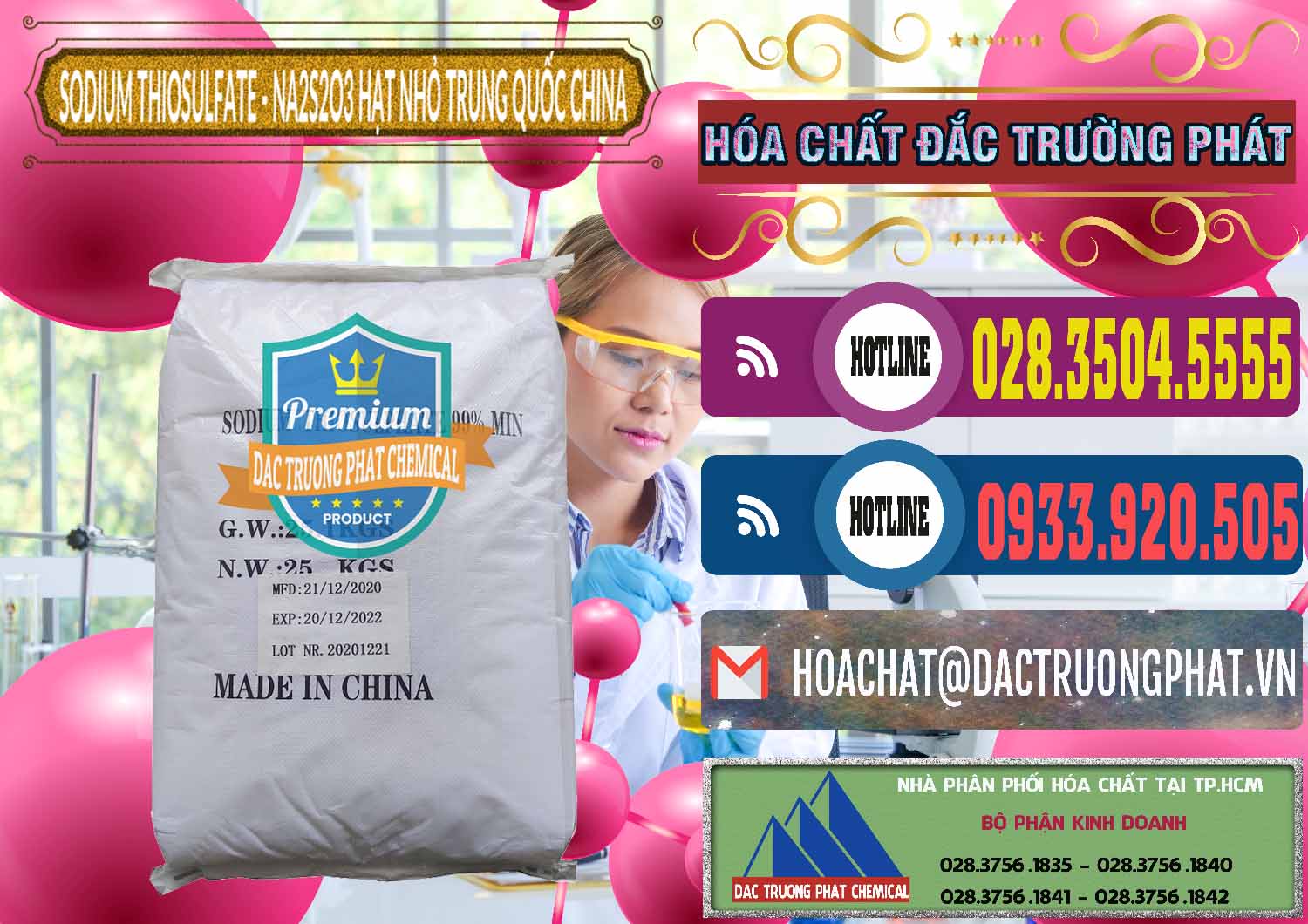 Đơn vị cung cấp & bán Sodium Thiosulfate - NA2S2O3 Hạt Nhỏ Trung Quốc China - 0204 - Nơi cung ứng - phân phối hóa chất tại TP.HCM - muabanhoachat.com.vn