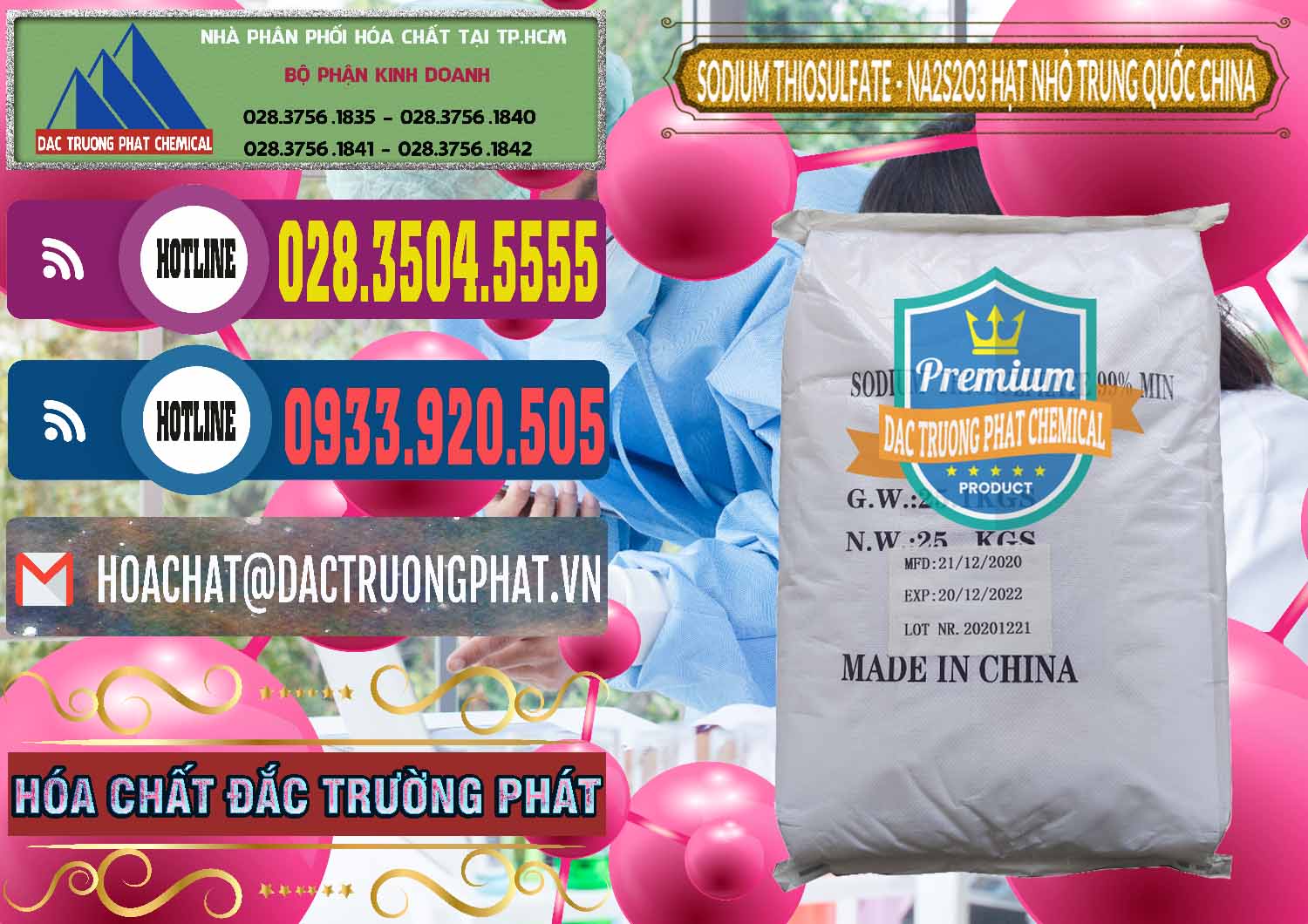 Công ty kinh doanh _ bán Sodium Thiosulfate - NA2S2O3 Hạt Nhỏ Trung Quốc China - 0204 - Nơi chuyên cung ứng ( phân phối ) hóa chất tại TP.HCM - muabanhoachat.com.vn