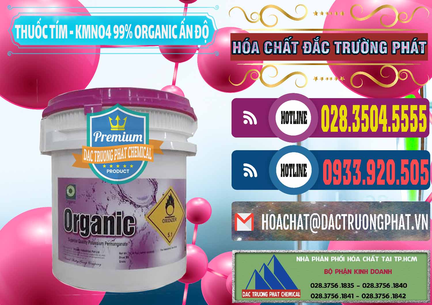 Cty cung ứng _ bán Thuốc Tím - KMNO4 99% Organic Ấn Độ India - 0216 - Đơn vị kinh doanh & cung cấp hóa chất tại TP.HCM - muabanhoachat.com.vn