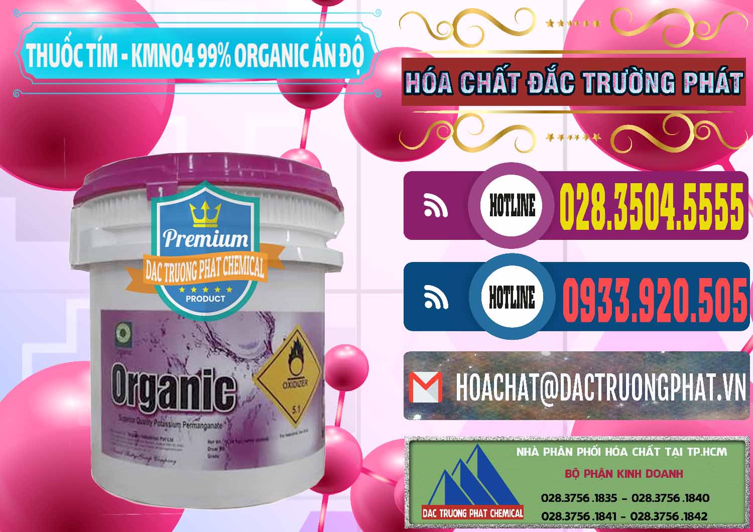 Chuyên phân phối và bán Thuốc Tím - KMNO4 99% Organic Ấn Độ India - 0216 - Công ty chuyên phân phối _ bán hóa chất tại TP.HCM - muabanhoachat.com.vn