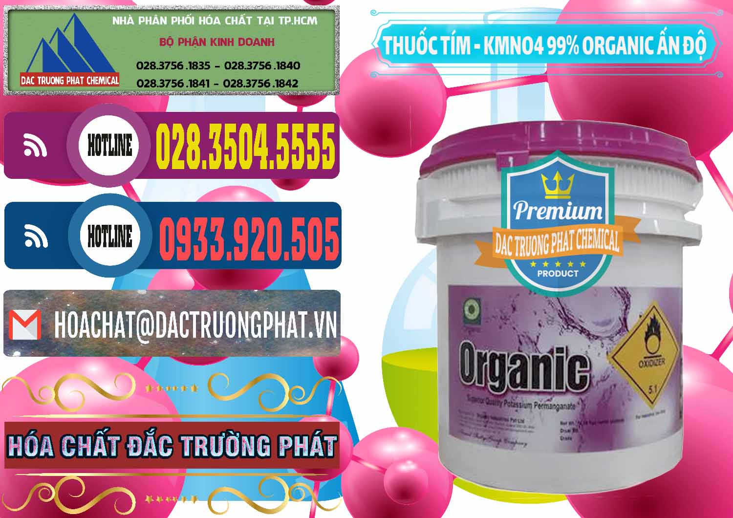 Nơi chuyên phân phối ( bán ) Thuốc Tím - KMNO4 99% Organic Ấn Độ India - 0216 - Đơn vị cung cấp - kinh doanh hóa chất tại TP.HCM - muabanhoachat.com.vn
