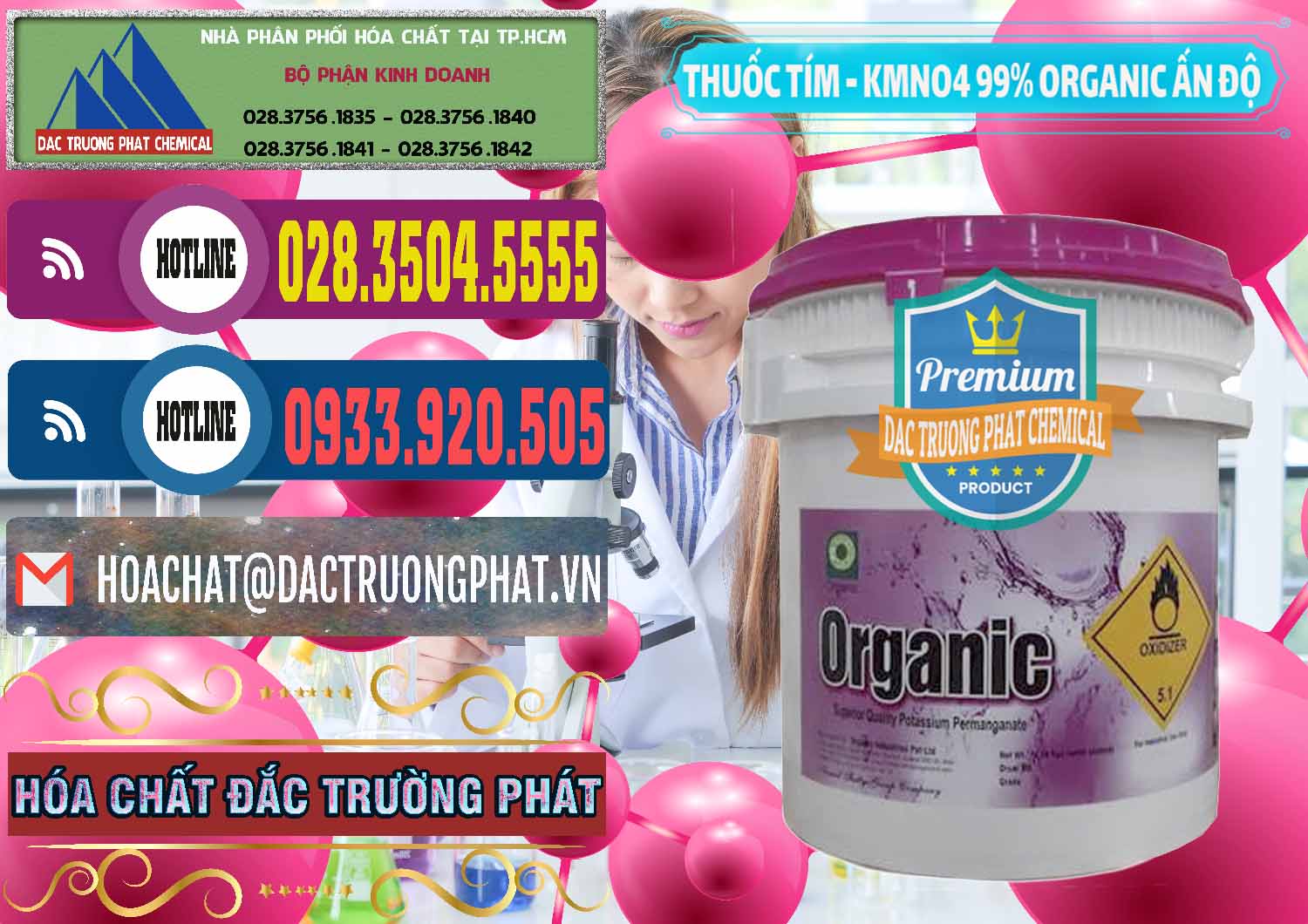 Cung ứng & bán Thuốc Tím - KMNO4 99% Organic Ấn Độ India - 0216 - Nơi chuyên cung cấp - kinh doanh hóa chất tại TP.HCM - muabanhoachat.com.vn