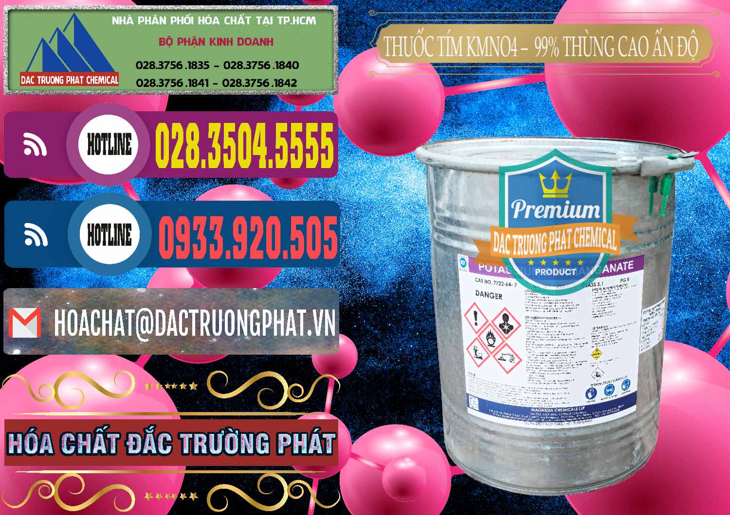 Đơn vị kinh doanh và bán Thuốc Tím - KMNO4 Thùng Cao 99% Magnesia Chemicals Ấn Độ India - 0164 - Cty chuyên phân phối và kinh doanh hóa chất tại TP.HCM - muabanhoachat.com.vn