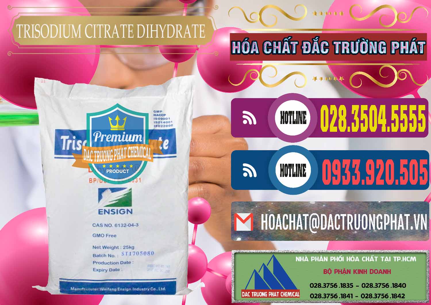 Cty chuyên cung ứng ( bán ) Trisodium Citrate Dihydrate - Na3C6H5O7 Weifang Trung Quốc China - 0324 - Cty chuyên phân phối _ kinh doanh hóa chất tại TP.HCM - muabanhoachat.com.vn