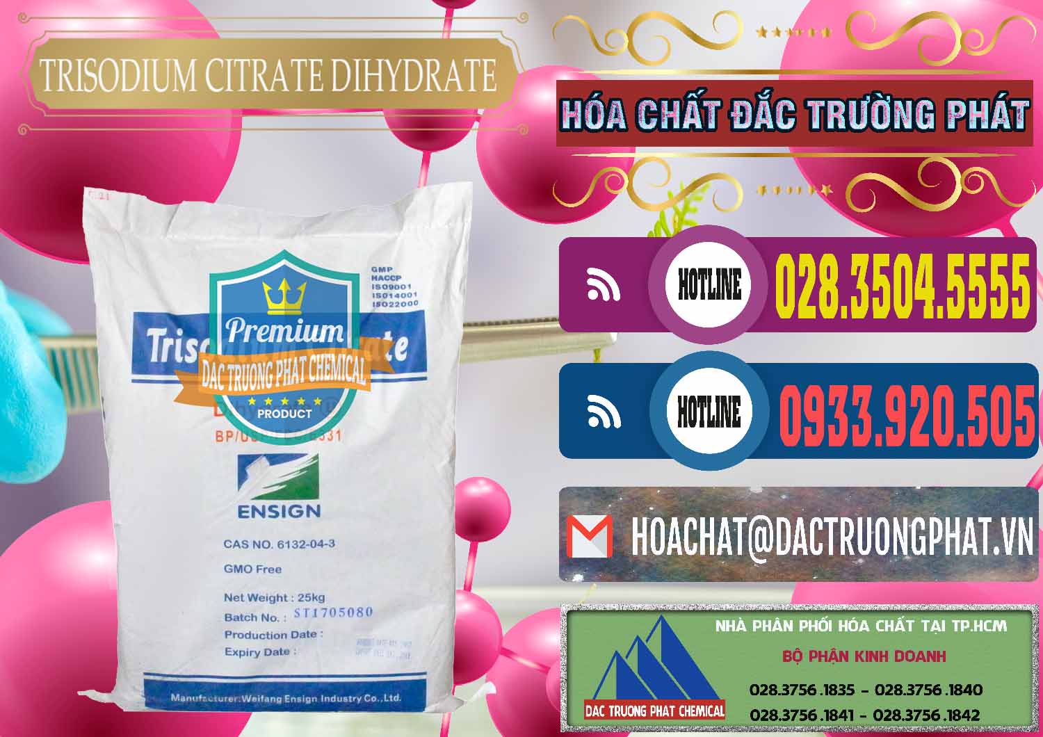 Nơi bán ( phân phối ) Trisodium Citrate Dihydrate - Na3C6H5O7 Weifang Trung Quốc China - 0324 - Nhà cung cấp & phân phối hóa chất tại TP.HCM - muabanhoachat.com.vn