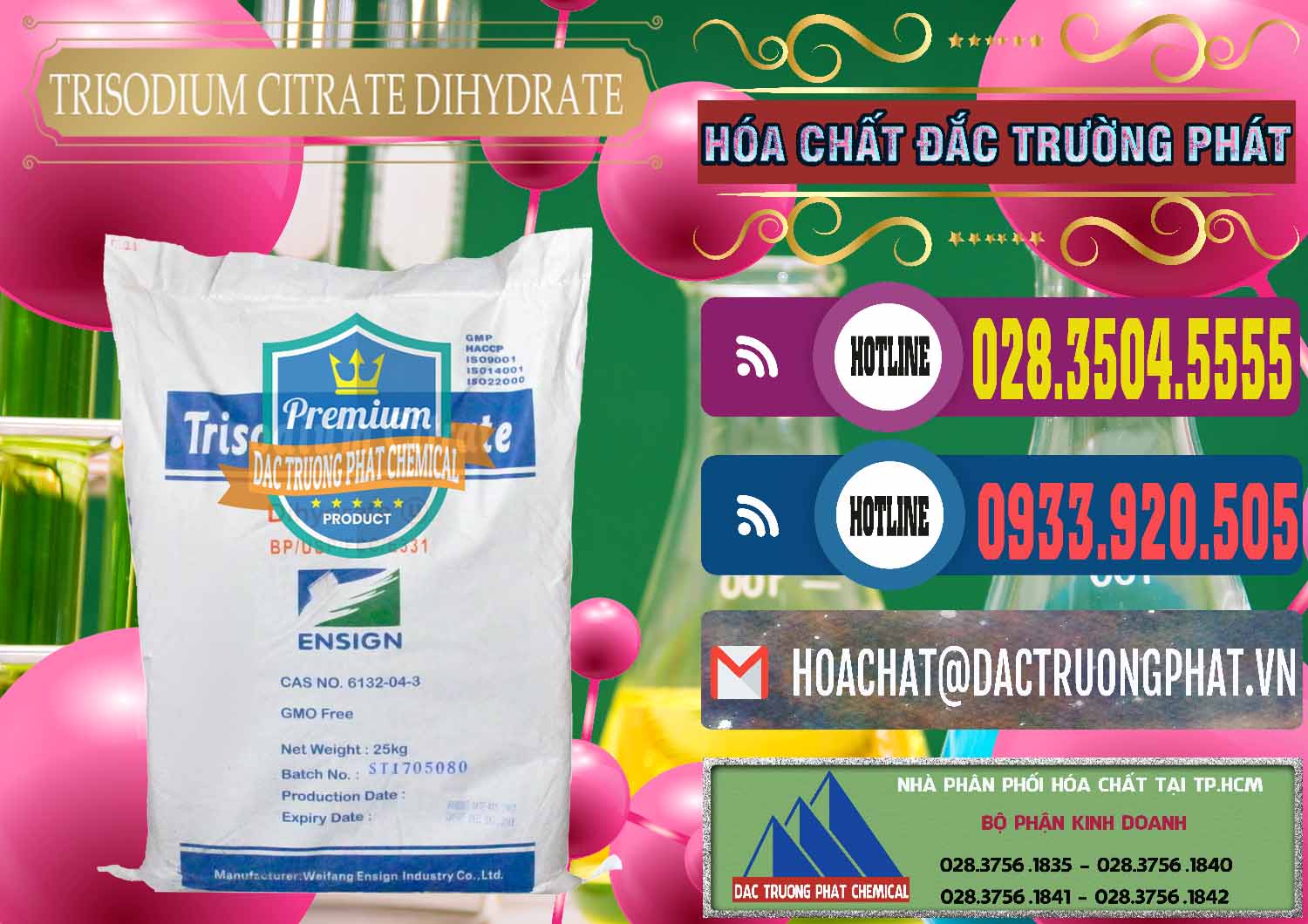 Công ty cung cấp ( bán ) Trisodium Citrate Dihydrate - Na3C6H5O7 Weifang Trung Quốc China - 0324 - Nơi chuyên nhập khẩu và cung cấp hóa chất tại TP.HCM - muabanhoachat.com.vn