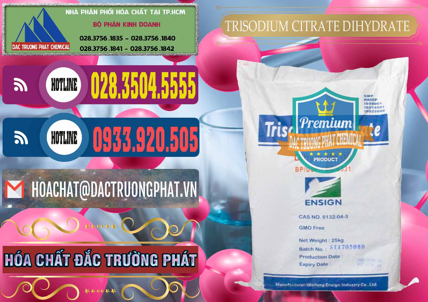 Bán và cung ứng Trisodium Citrate Dihydrate - Na3C6H5O7 Weifang Trung Quốc China - 0324 - Cty nhập khẩu ( cung cấp ) hóa chất tại TP.HCM - muabanhoachat.com.vn