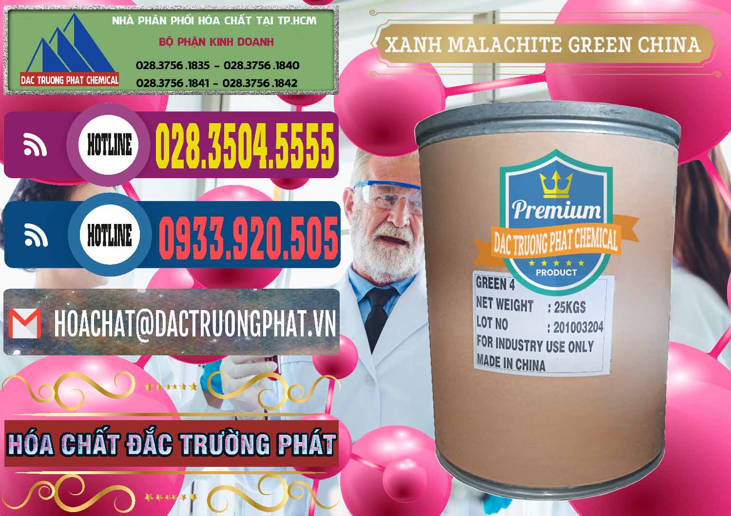 Đơn vị phân phối _ bán Xanh Malachite Green Trung Quốc China - 0325 - Nơi cung cấp và phân phối hóa chất tại TP.HCM - muabanhoachat.com.vn