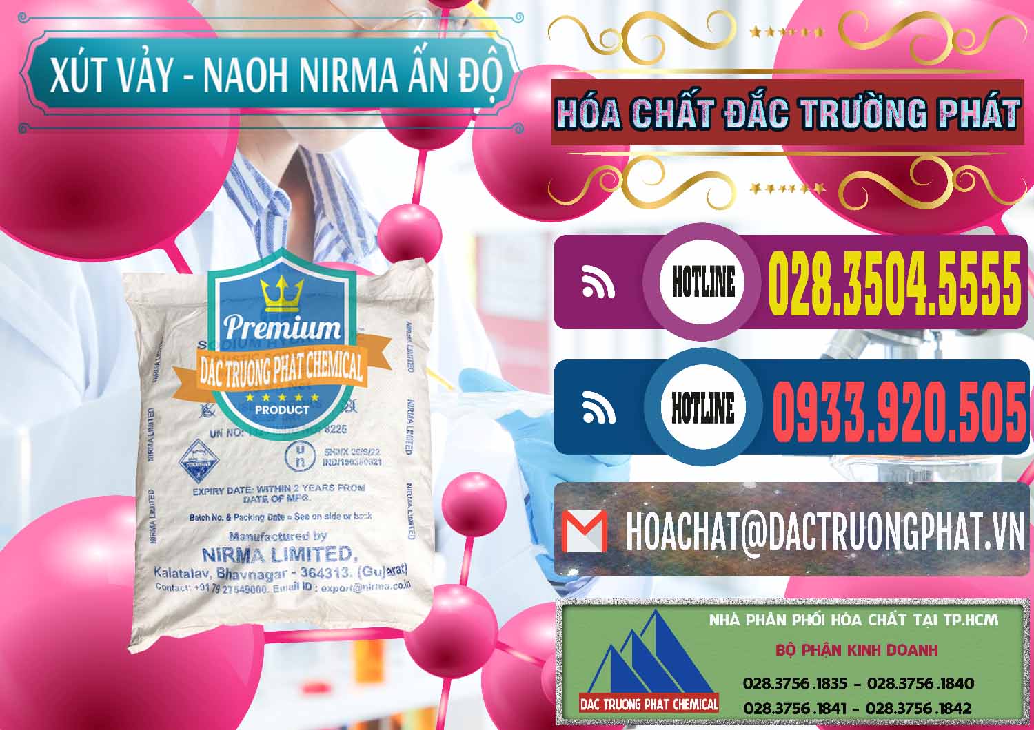 Công ty bán và phân phối Xút Vảy - NaOH Vảy Nirma Ấn Độ India - 0371 - Cty chuyên cung cấp ( bán ) hóa chất tại TP.HCM - muabanhoachat.com.vn