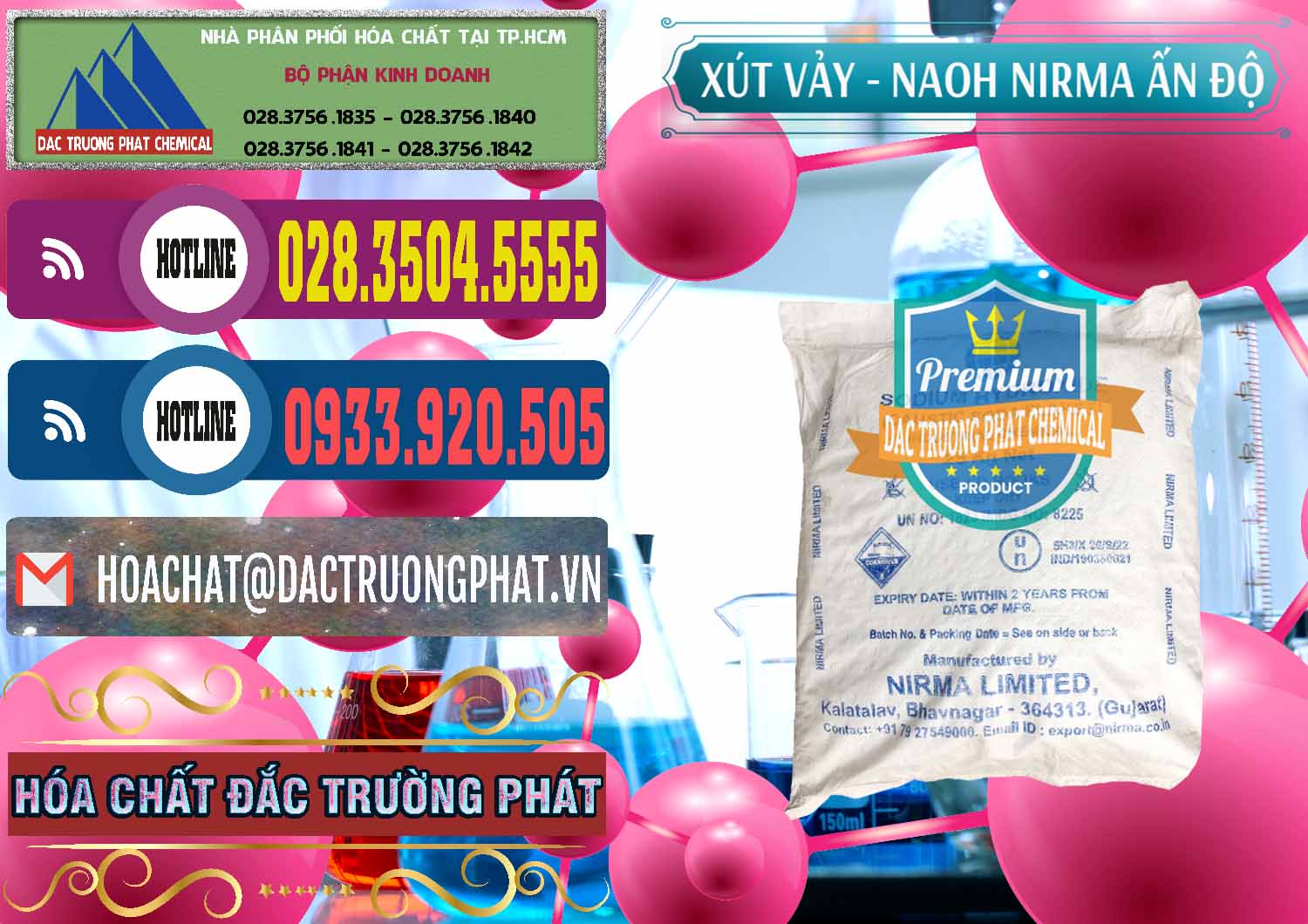 Đơn vị kinh doanh - bán Xút Vảy - NaOH Vảy Nirma Ấn Độ India - 0371 - Nơi cung cấp - nhập khẩu hóa chất tại TP.HCM - muabanhoachat.com.vn