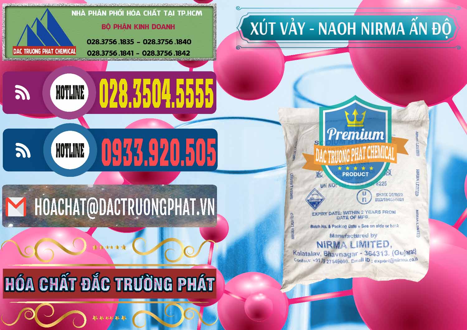 Nơi bán ( cung cấp ) Xút Vảy - NaOH Vảy Nirma Ấn Độ India - 0371 - Đơn vị chuyên cung cấp ( bán ) hóa chất tại TP.HCM - muabanhoachat.com.vn