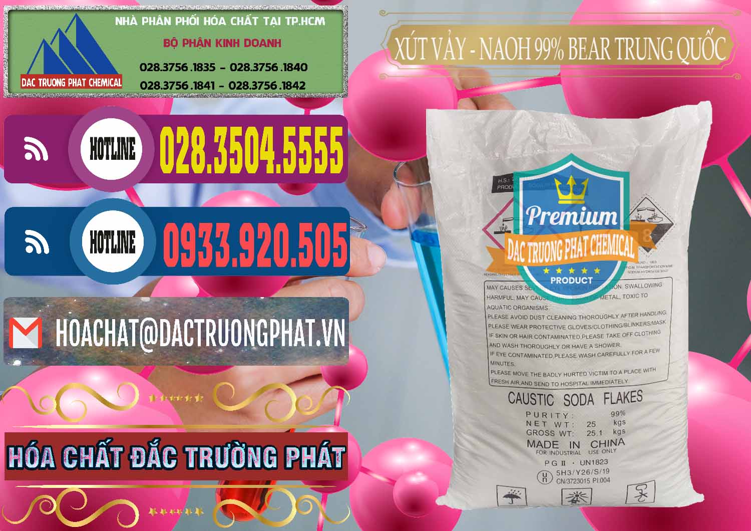 Công ty chuyên cung ứng _ bán Xút Vảy - NaOH Vảy 99% Bear Sơn Đông Trung Quốc China - 0175 - Phân phối _ nhập khẩu hóa chất tại TP.HCM - muabanhoachat.com.vn