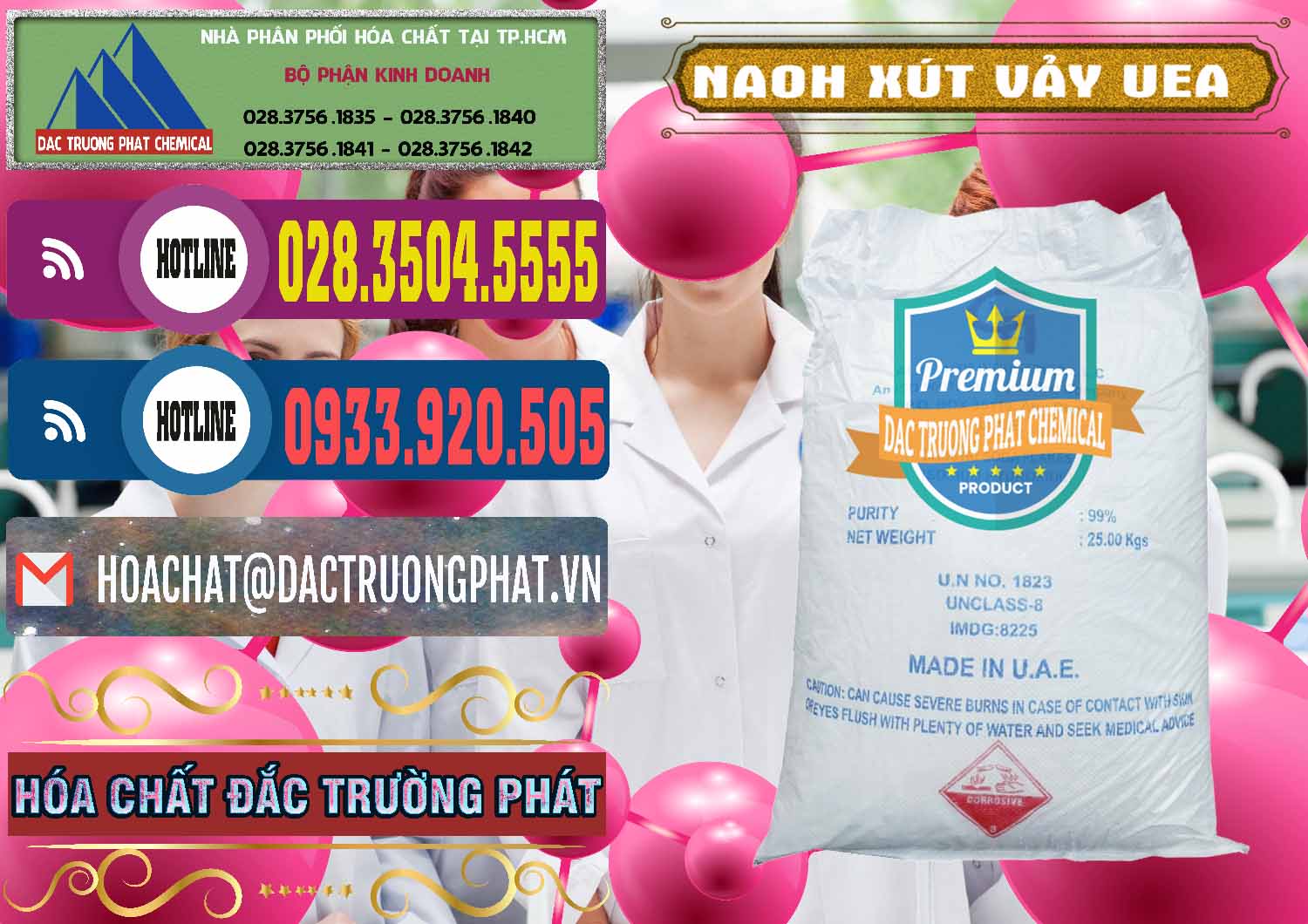 Nhà phân phối ( bán ) Xút Vảy - NaOH Vảy UAE Iran - 0432 - Đơn vị chuyên kinh doanh và cung cấp hóa chất tại TP.HCM - muabanhoachat.com.vn
