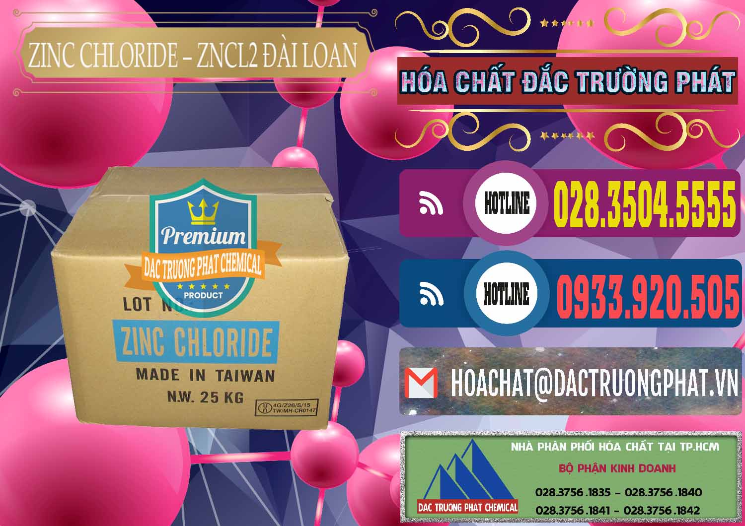 Cty phân phối & bán Zinc Chloride - ZNCL2 96% Đài Loan Taiwan - 0178 - Công ty bán ( cung cấp ) hóa chất tại TP.HCM - muabanhoachat.com.vn